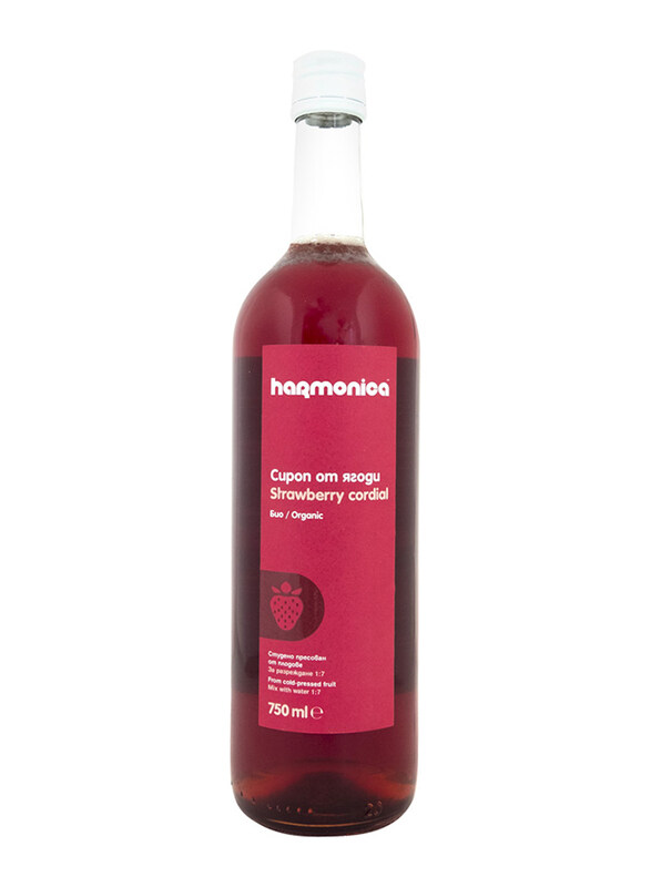 

Harmonica Organic Strawberry Cordial, 750ml