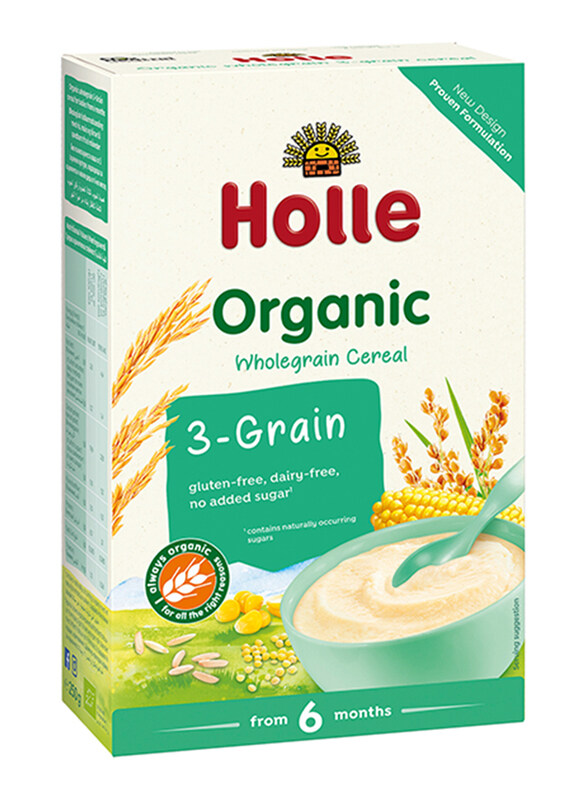 

Holle Organic 3 Grain Porridge, 6+ Months, 250g