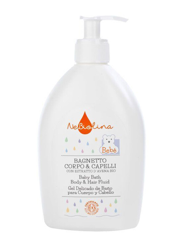 

Nebiolina 500ml Organic Baby Bath Body & Hair Fluid for Babies