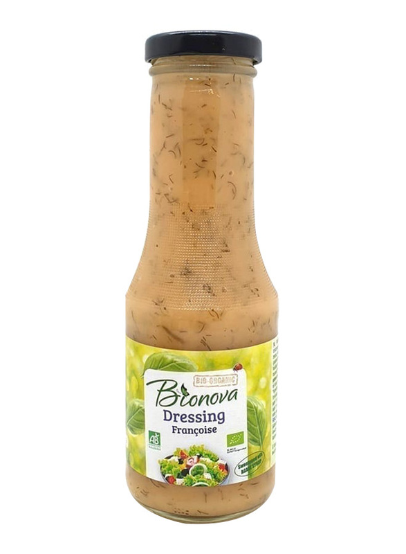 BioNova Organic Salad Dressing French, 6 x 290ml