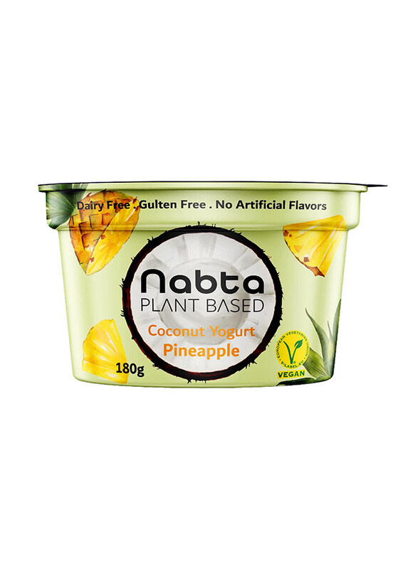 

Nabta Vegan Organic Pineapple Yogurt, 180g