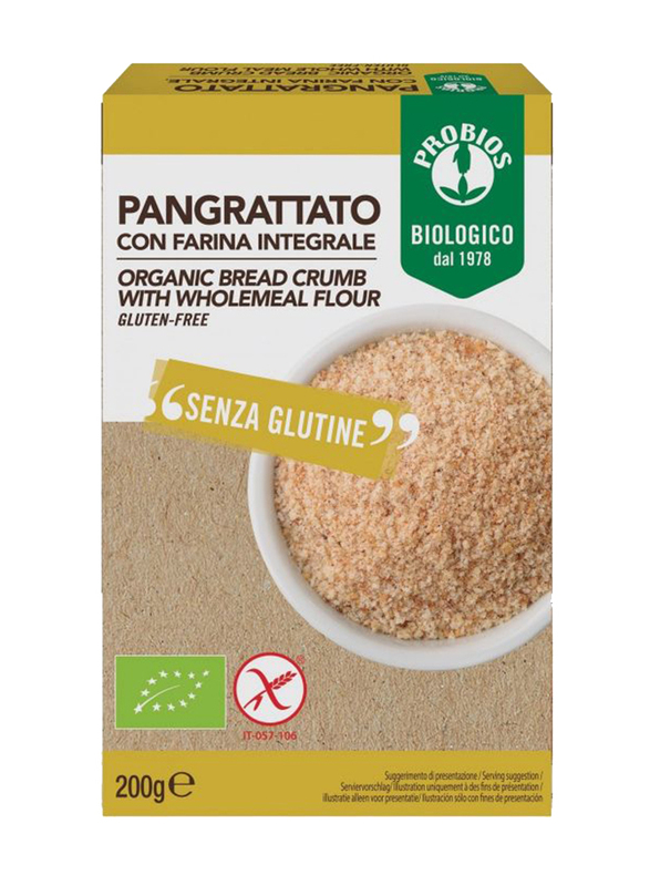 Probios Organic Bread Crumb with Wholemeal Rice Flour, 200g