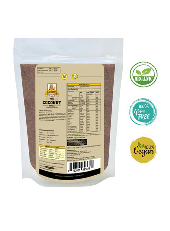 London Super Foods Thai Organic Coconut Sugar, 350g