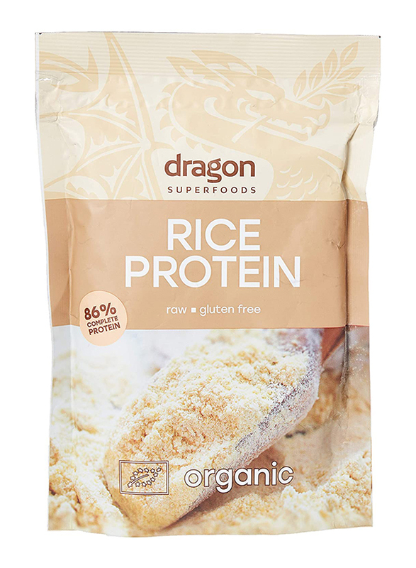 Dragon Superfoods Rice Protein 83% Protein Powder, 200g, Rice