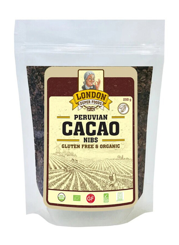 

London Super Foods Organic Peruvian Cacao Nibs, 250g