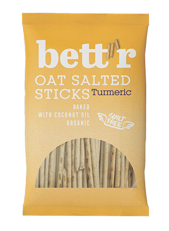 

Bett'R Oat Salted Sticks with Turmeric, 50g