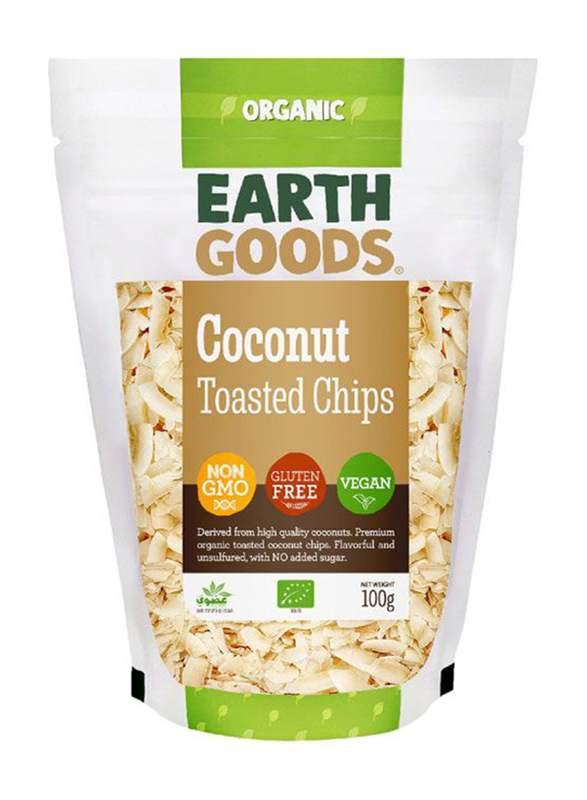 Earth Goods Coconut Toasted Chips, 100g