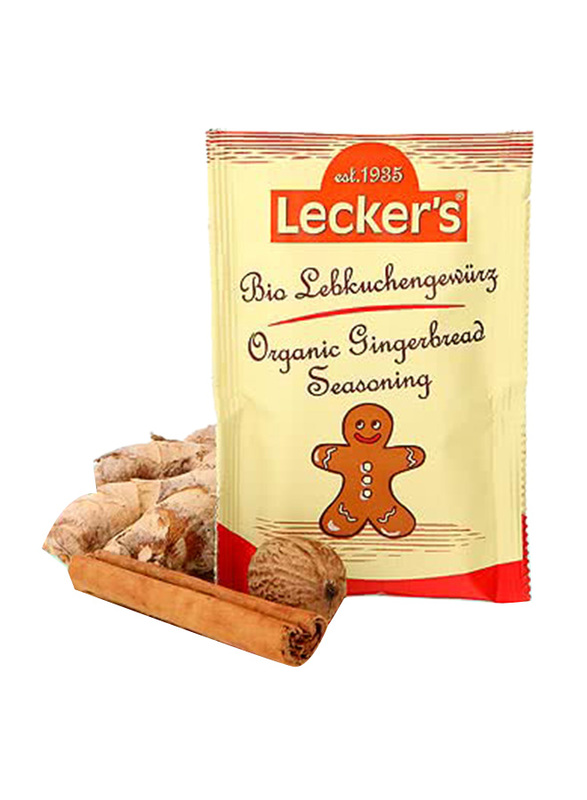 Lecker's Organic Gingerbread Spice Seasoning, 16g