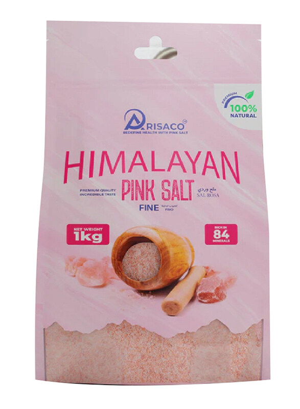 

Arisaco Organic Himalayan Pink Salt Fine, 1 Kg