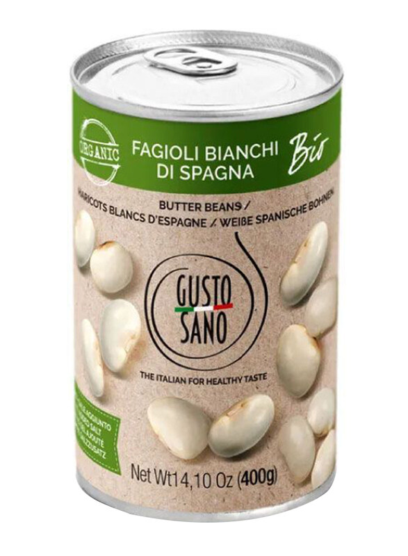 

Gusto Sano Organic Butter Beans, 400g
