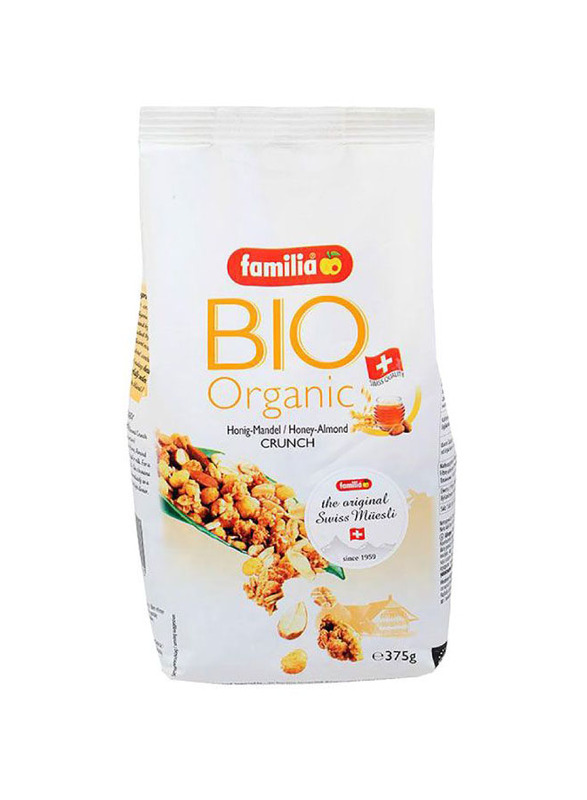 Familia Bio Organic Honey Almond Crunch Swiss Muesli, 375g