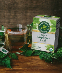 Traditional Medicinals Organic Raspberry Leaf Herbal Tea, 16 Tea Bags