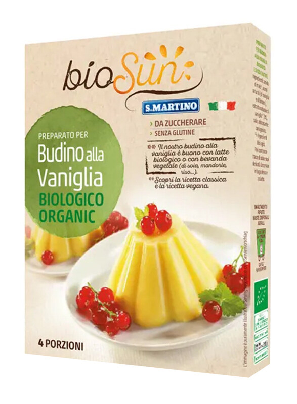 

S.Martino Biosun Organic Vanilla Pudding Mix, 35g