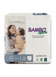 Bamboo Nature Eco-Friendly Baby Training Pant Diapers, Size 6, 18+ kg, 18 Count