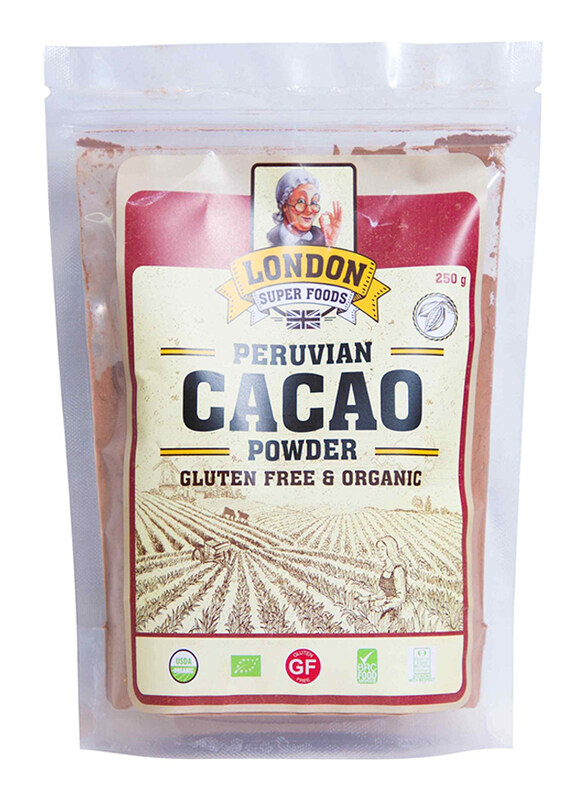 

London Super Foods Peruvian Cacao Powder Gluten Free, 250g