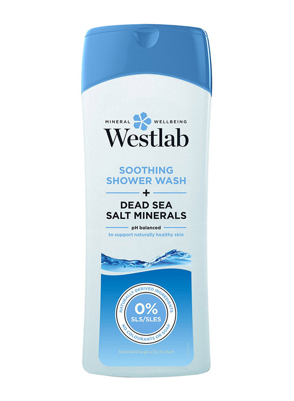 Westlab Soothing Shower Wash with Dead Sea Salt Minerals, 400ml