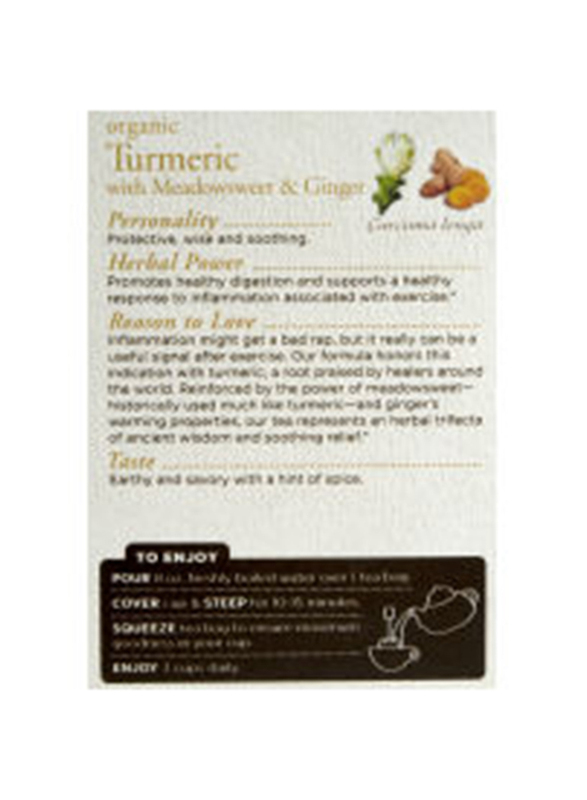 Traditional Medicinals Organic Turmeric with Meadowsweet & Ginger Tea, 16 Tea Bags