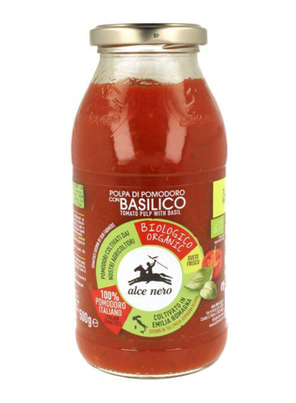 

Alce Nero Organic Tomato Pulp with Basil, 500g