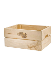 Let's Organic Market Wooden Box, Small, Beige