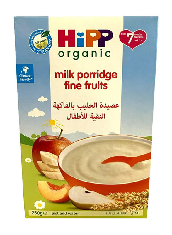 

Hipp Organic Milk Porridge with Fine Fruits Baby Food, 250g
