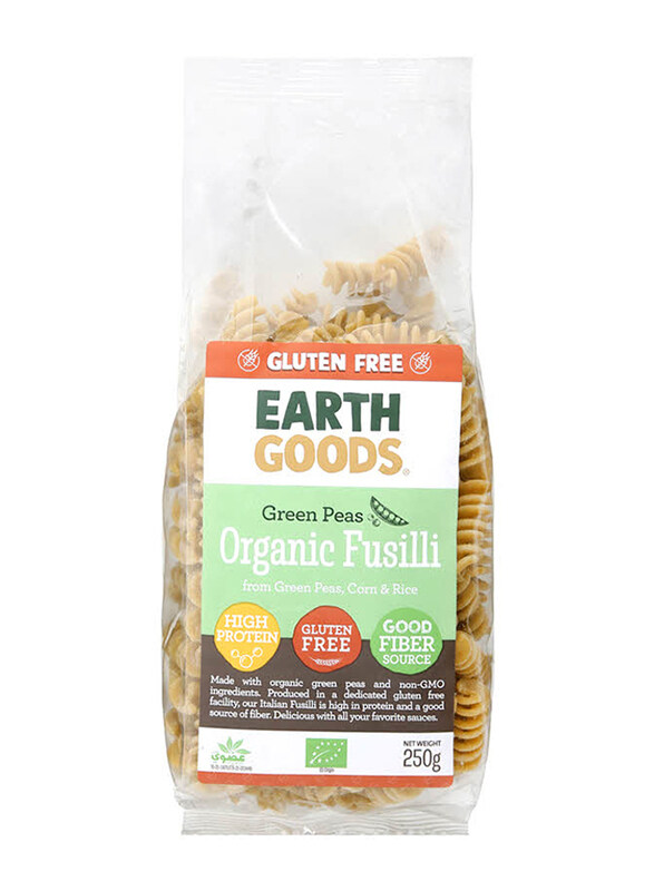 

Earth Goods Organic Green Fusilli Peas, 250g