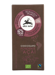 Alce Nero Organic Dark Choco with Acai from Peru, 50g