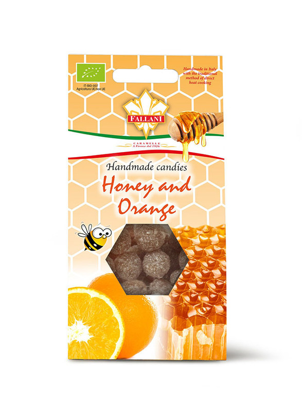 Fallani Honey and Orange Handmade Candies, 90g
