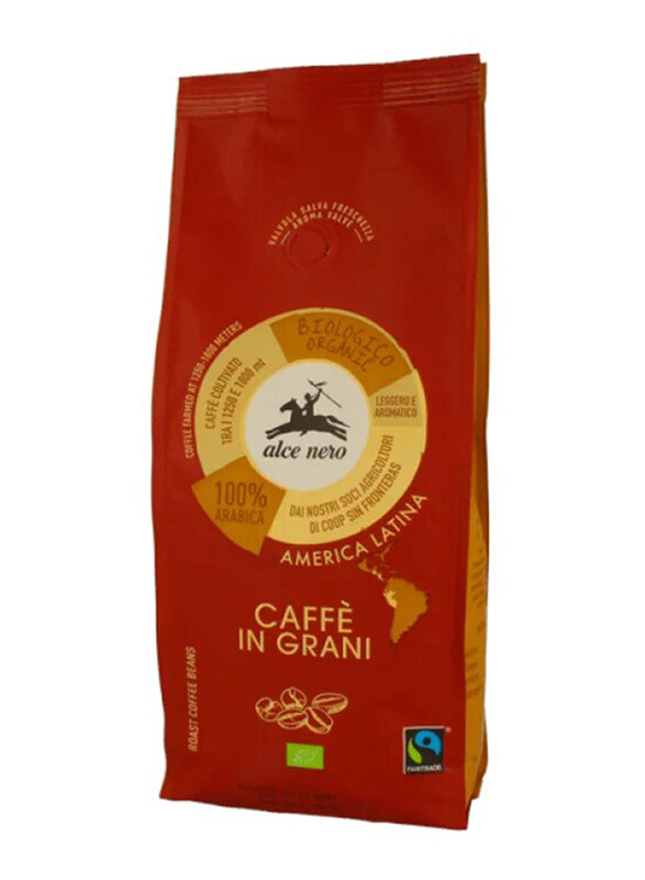 

Alce Nero Organic 100% Arabca Roast Coffee Beans, 500g