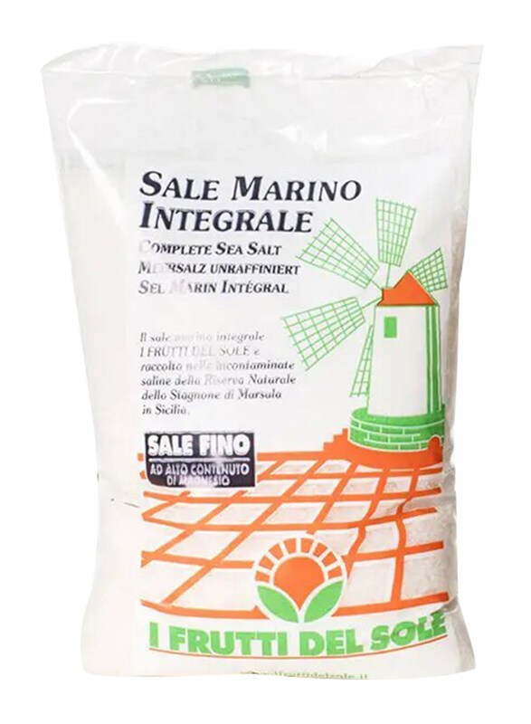 

I Frutti Del Sole Organic Fine Sea Salt, 1 Kg