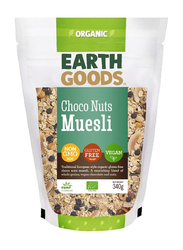 Earth Goods Organic Gluten-free Choco Nuts Muesli, 340g