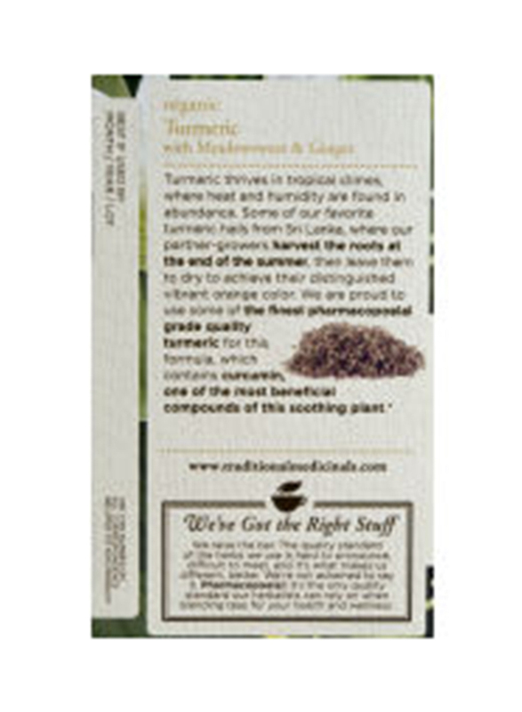 Traditional Medicinals Organic Turmeric with Meadowsweet & Ginger Tea, 16 Tea Bags