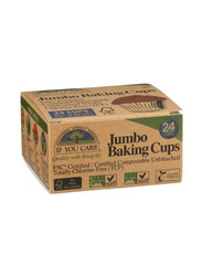 If You Care Jumbo Baking Cups, 24 Pieces, Brown