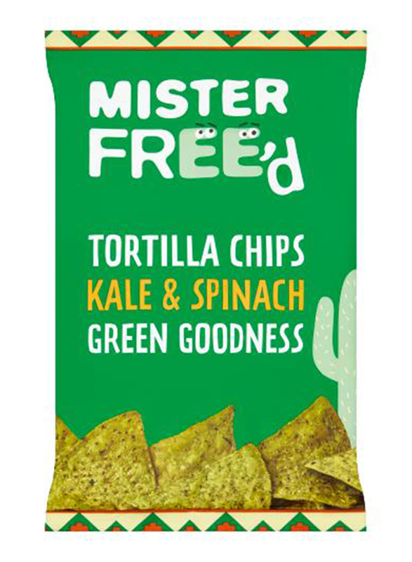 Mister Free'd Kale Spinnach Tortilla Chips, 135g