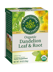 Traditional Medicinals Organic Dandelion Leaf & Root Herbal Tea, 16 Tea Bags