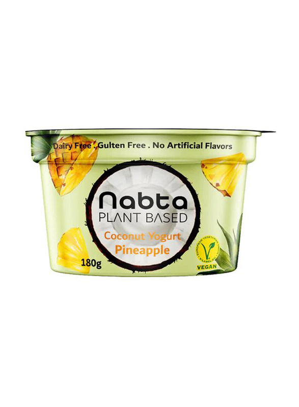 Nabta Plant Based Pineapple Vegan Yogurt, 180g