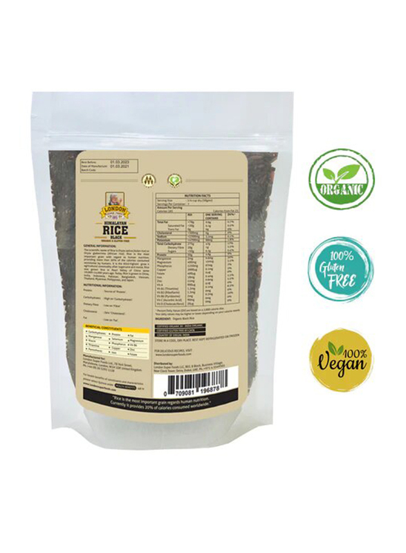 London Super Foods Himalayan Organic Black Rice, 350g