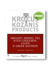 Nabta Krocus Jozanis Organic Herbal Tea with Cinnamon Clove, 18g