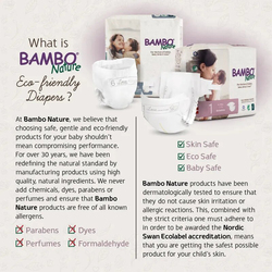 Bambo Nature Eco Friendly Diapers, Size 5, 11-25 kg, 27 Counts