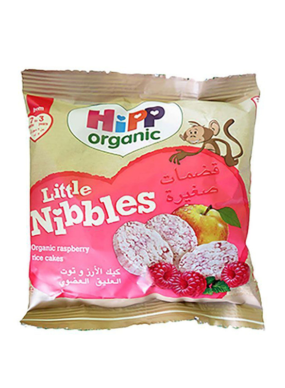 Hipp Little Nibbles Raspberry Rice Cakes, 30g