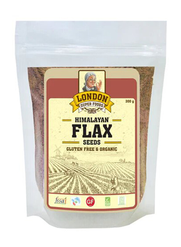 

London Super Foods Organic Himalayan Flax Seeds, 300g
