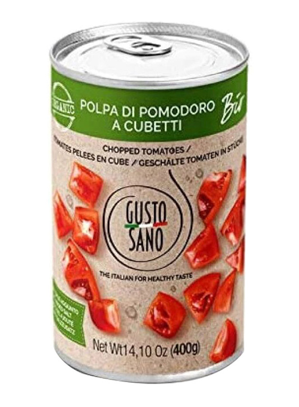 Gusto Sano Organic Chopped Tomatoes, 400g