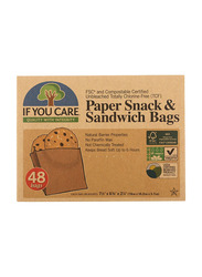 If You Care Paper Snack & Sandwich Bags, 48 Bags