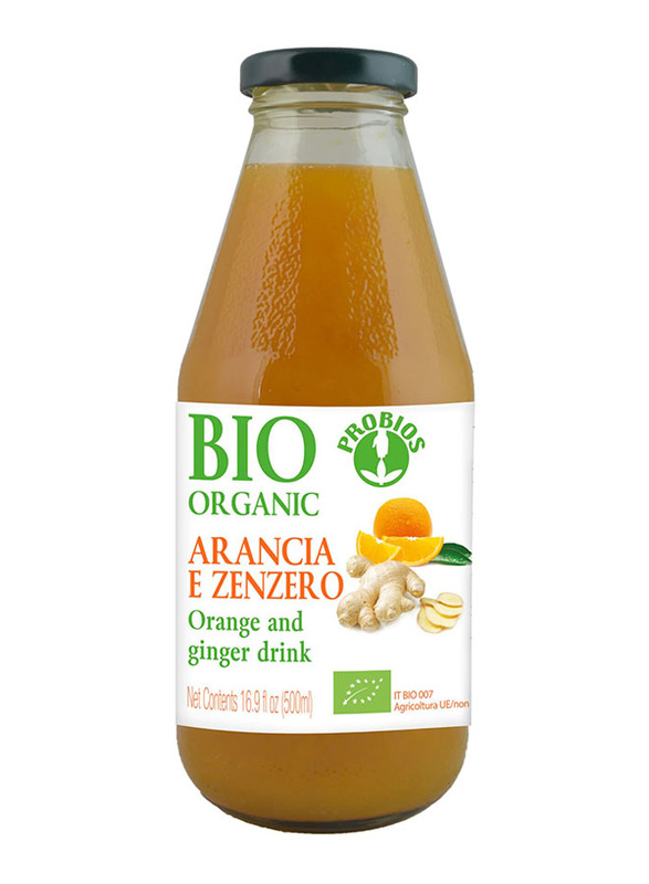 Probios Organic Ginger & Orange Drink, 500ml