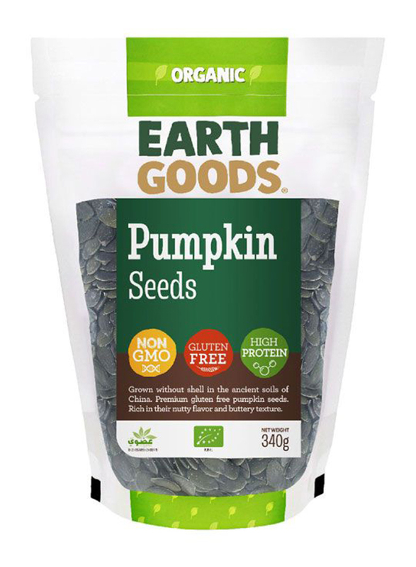 Earth Goods Pumpkin Seeds, 340g