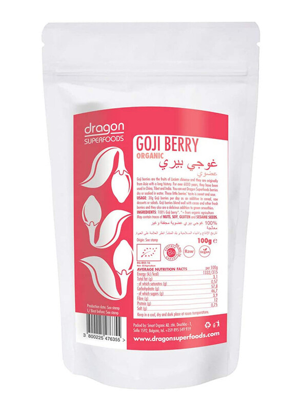 

Dragon Superfoods Goji Berries, 100g