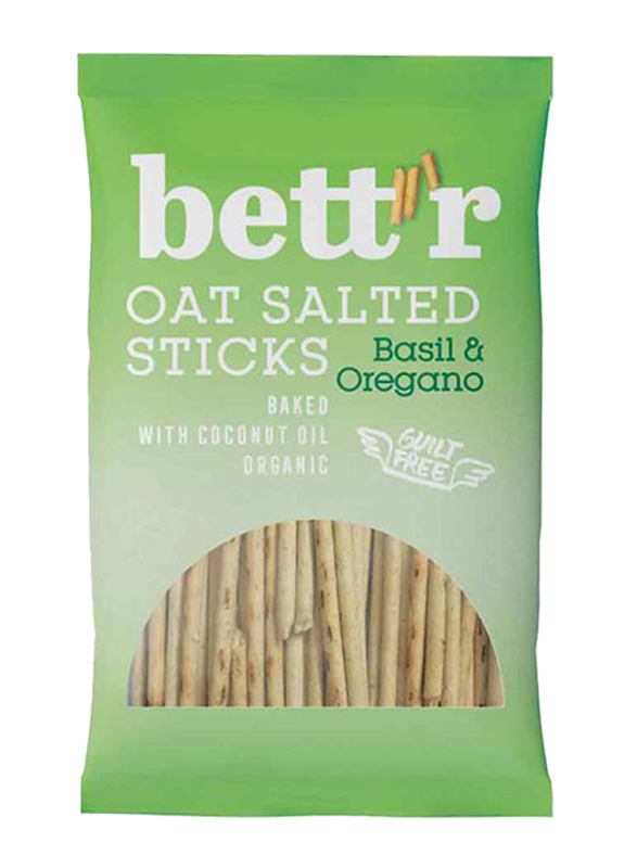 Bett'R Salted Oat Sticks with Basil & Oregano, 50g