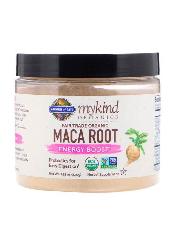 

Garden of Life Mykind Organics Maca Root Energy Boost Herbal Supplement, 225gm