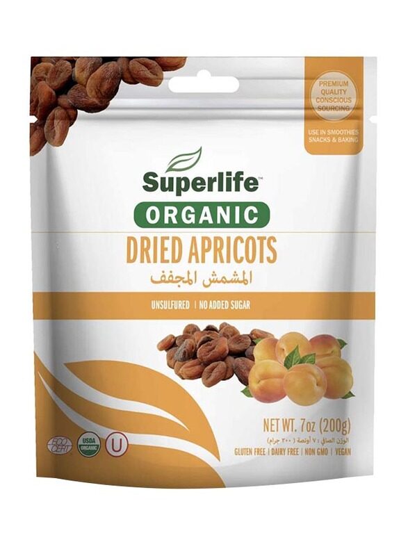 

Superlife Dried Apricots, 200g