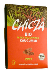Chicza Organic Maya Rainforest Chewing Gum Cinnamon, 30g