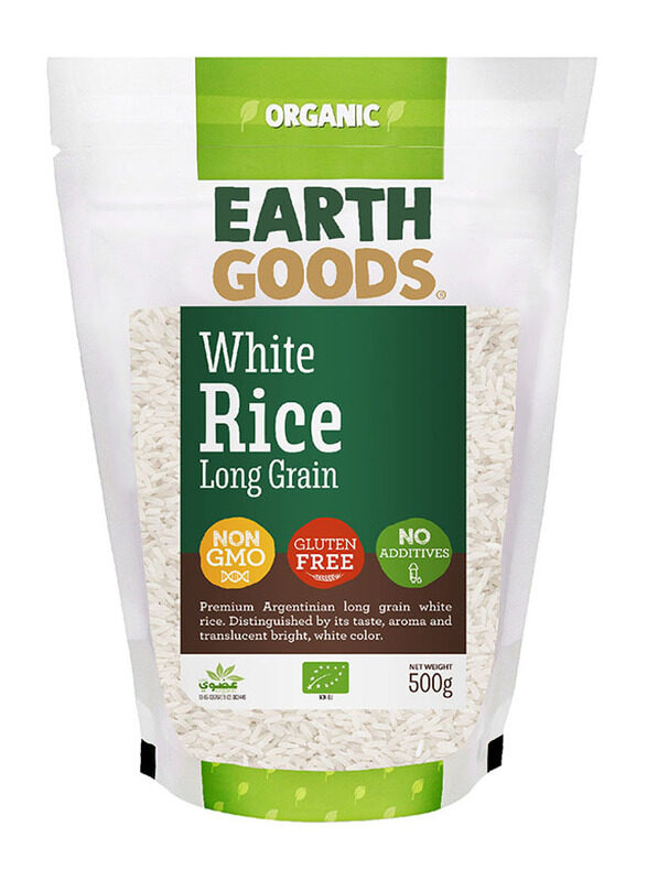 

Earth Goods Organic Longgrain White Rice, 500g